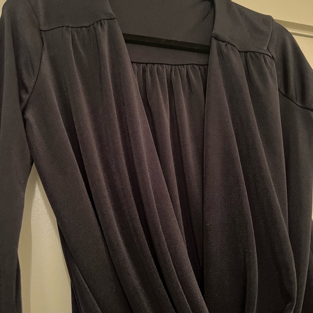 Free People Black Long Sleeve Bodysuit - Picture 6 of 7